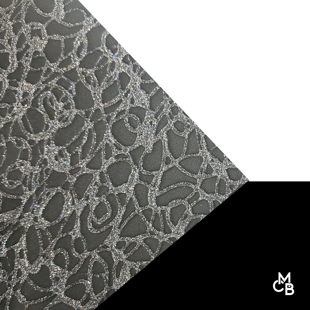 1/8" Black Crackle Cast Acrylic Sheets - Acrylic Sheets